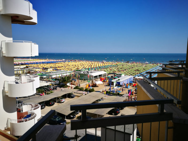 Hotel Haway Rimini - vista mare